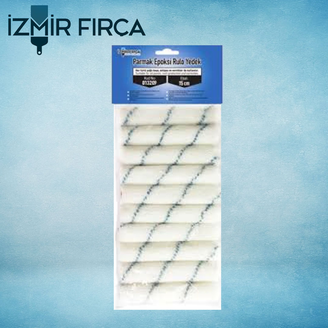 IZMIR FIRÇA PARMAK EPOKSI RULO 10 CM YEDEK (10LU POSET)